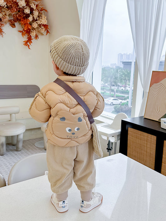 Winter Girls Short Coat Trendy Light