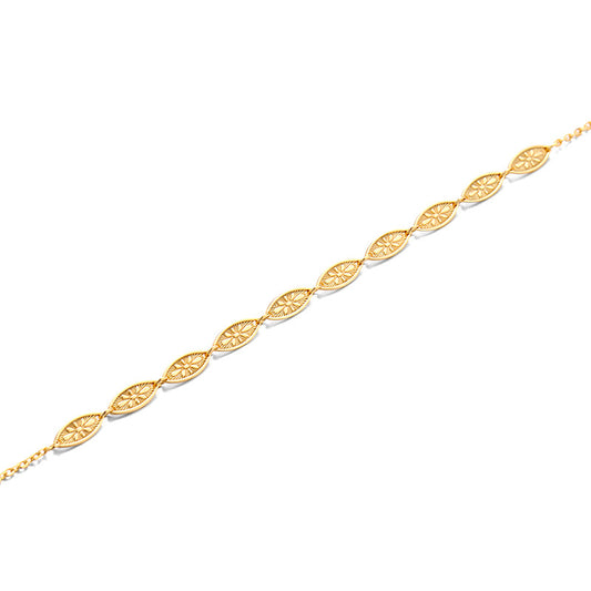 Antique Relief Galois 925 Silver Hand Ornament