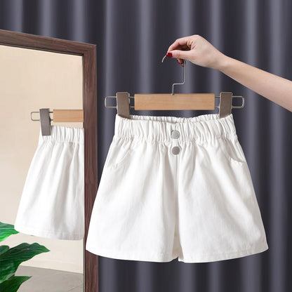 Korean Style All-match Boy's White Shorts