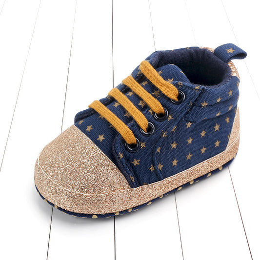 Baby sequined stars toddler shoes