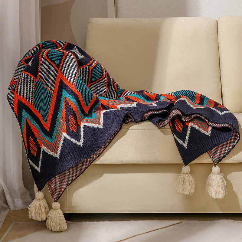 Decoration Bohemian Windblown Sofa Cover Blanket