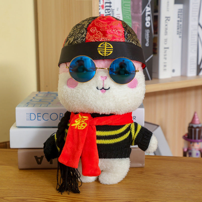 Cute net red hamster doll