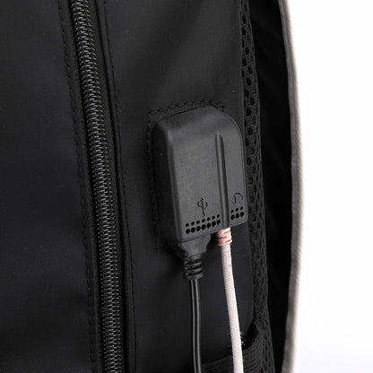 Luminous Usb Rechargeable Backpack  Student nylon