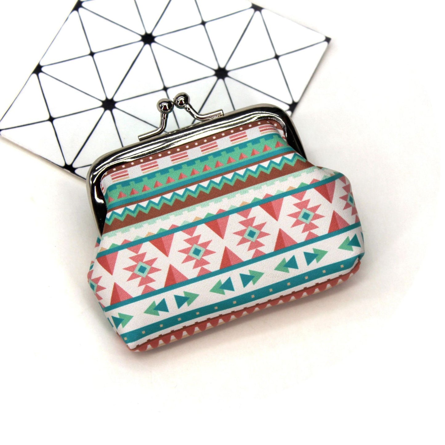 Ethnic style print creative ladies coin purse
