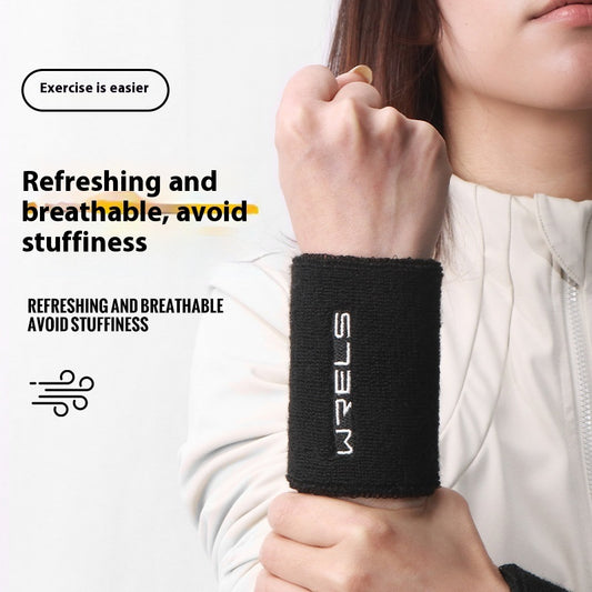 Sports Pressurized High Elastic Sweat-absorbing Basketball Fitness Wrist Wipes