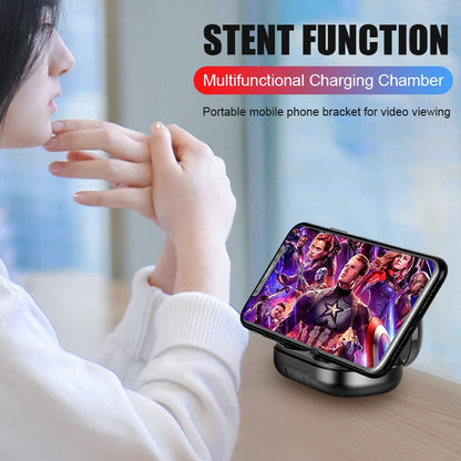 VOULAO Bluetooth 5.0 Earphone Wireless Headphons Sport Handsfree Earbuds 9D Stereo Waterproof Headset With 4000mAh Power Bank