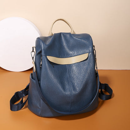 Multifunctional anti-theft women's backpack