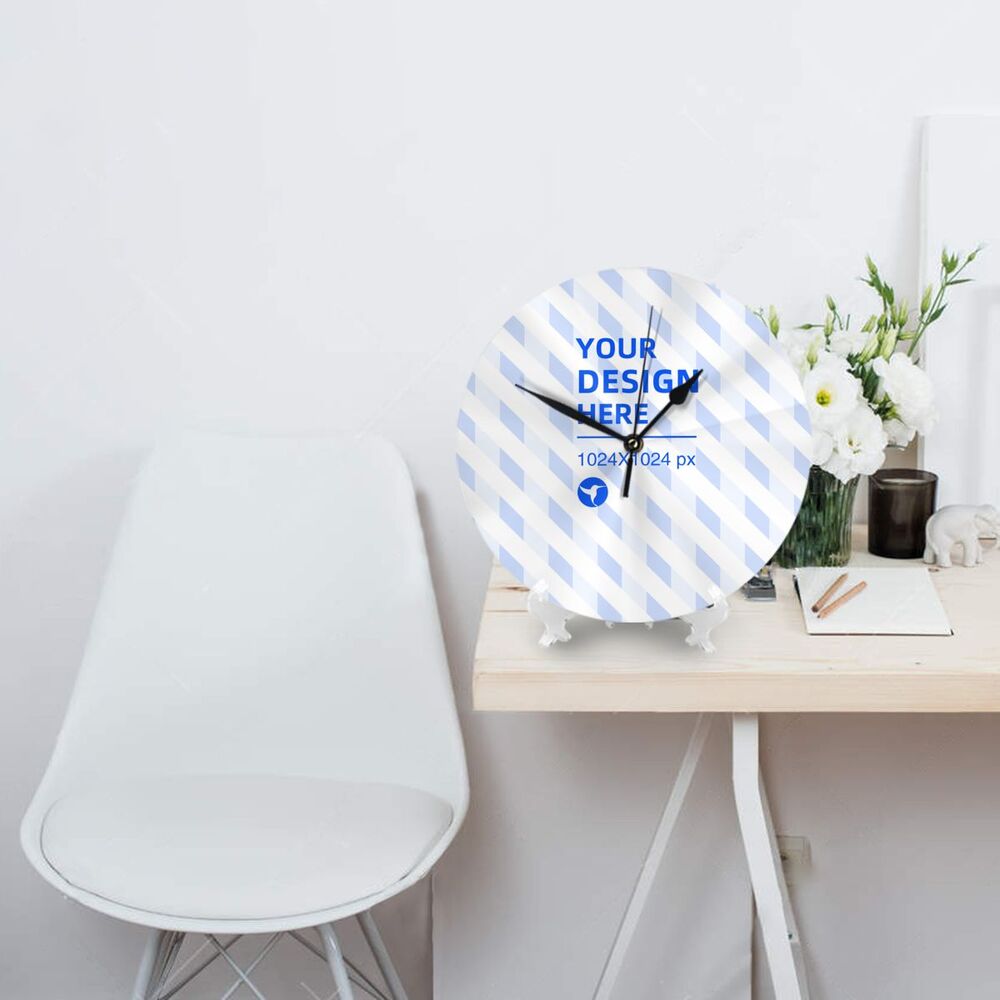 Silent Sweep Second Simple Fashion Round Wall Clock