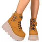Platform Shoes Boots Women Winter Shoes Genuine Leather - FLIPSTYLEZLLC