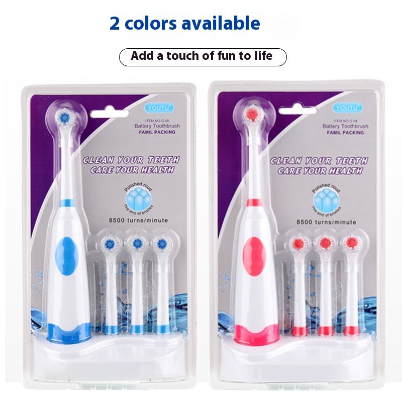 Creative Waterproof Rotary Household Electric Toothbrush