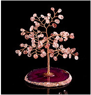 Handicraft Amethyst Crushed Stone Fortune Tree Decoration