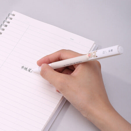 Black Gel Pen Full Needle Tube Water Pen Signature Pen Gel Pen