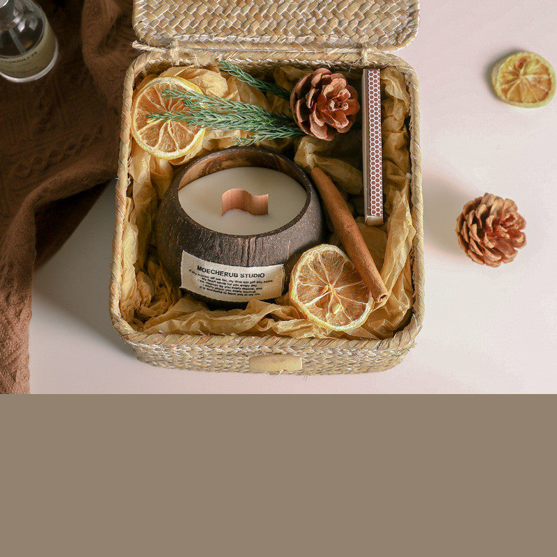 Coconut Jar Scented Candle Gift Box For Valentine's Day