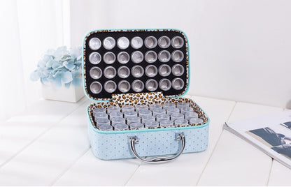 Novel With Bottle 56 Grid Diamond Painting Sub-diamond Bag Storage Bottle Carrying Case Suitcase