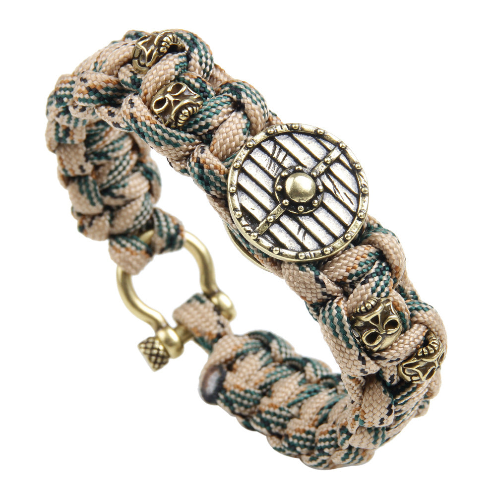 Fashion Retro Skull Head Rudder Bracelet