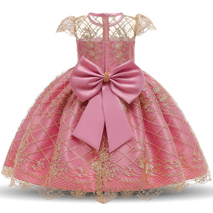 Children's Princess Skirt Pompadour Dress Host