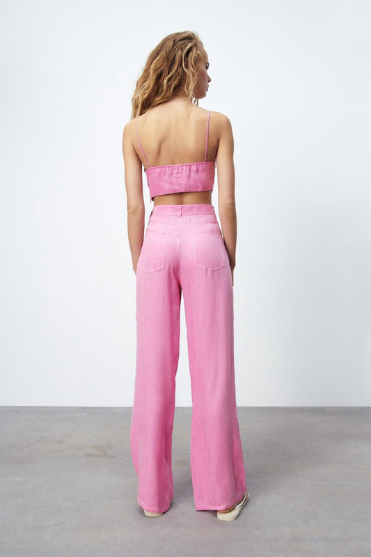 All-match Women's Summer New Product Line Decoration Drape Pants