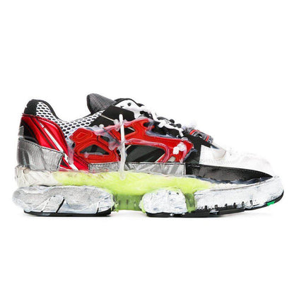 Retro distressed creative design GRAFFITTI Women's shoes