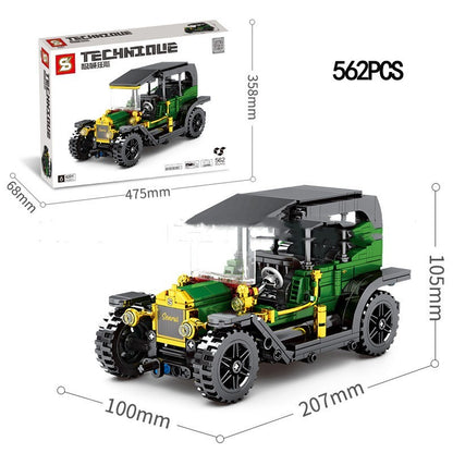 High Difficulty Racing Roadster Compatible With  Power Mechanical Building Blocks