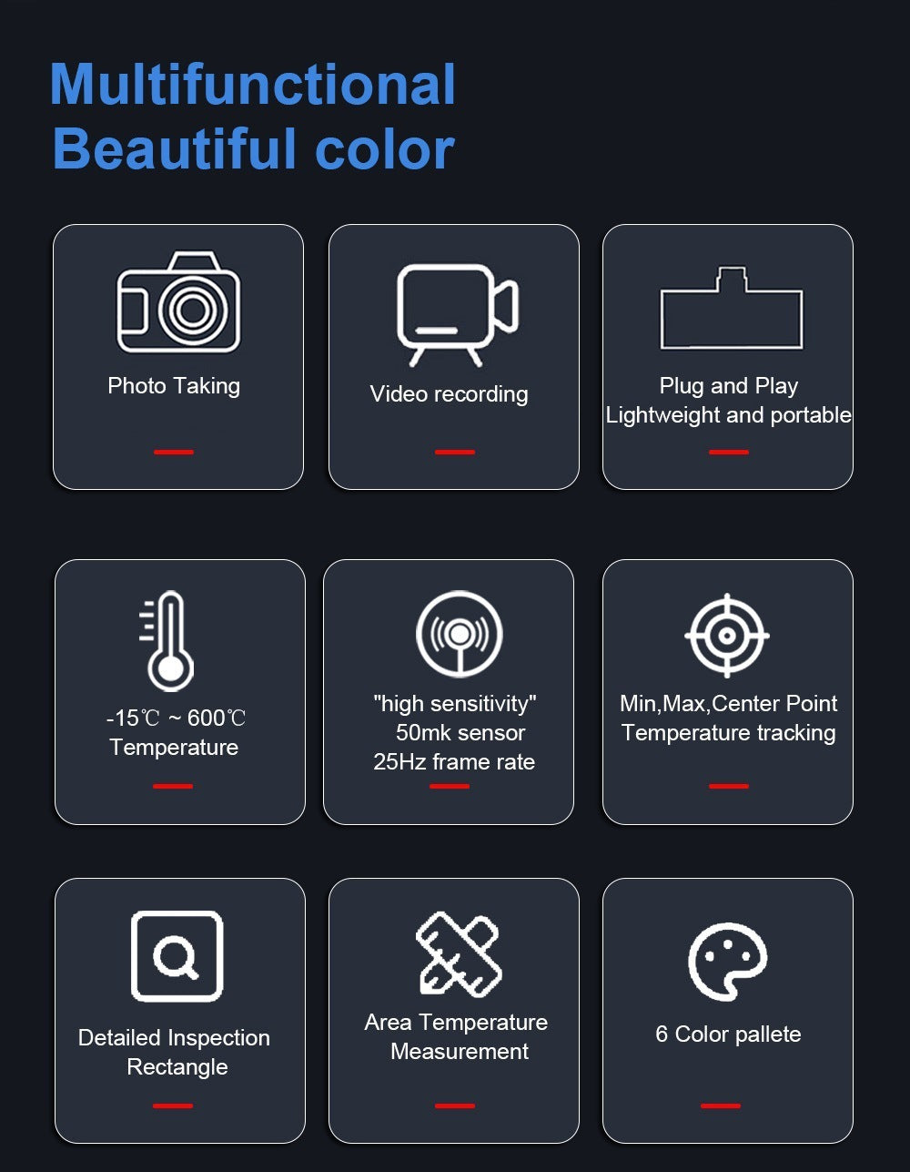 Android Plug-in Thermal Imaging Camera