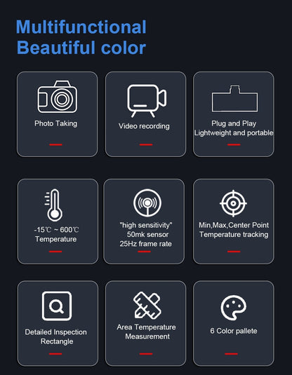 Android Plug-in Thermal Imaging Camera