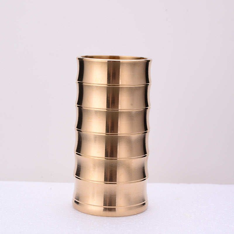 Tea Container Vintage Bamboo Vase Storage Container Ornaments