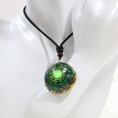 Natural Crystal Gravel Personalized Pendant For Men And Women