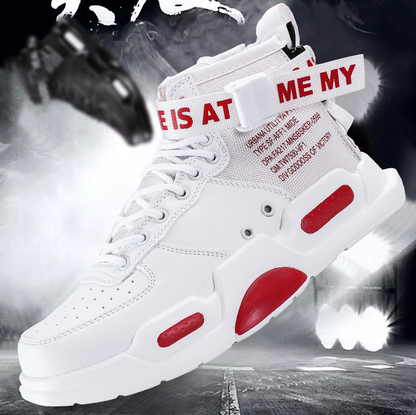 New spring and autumn couples tide high shoes Korean version of the wild sports shoes women hip-hop thick bottom shoes men - FLIPSTYLEZLLC