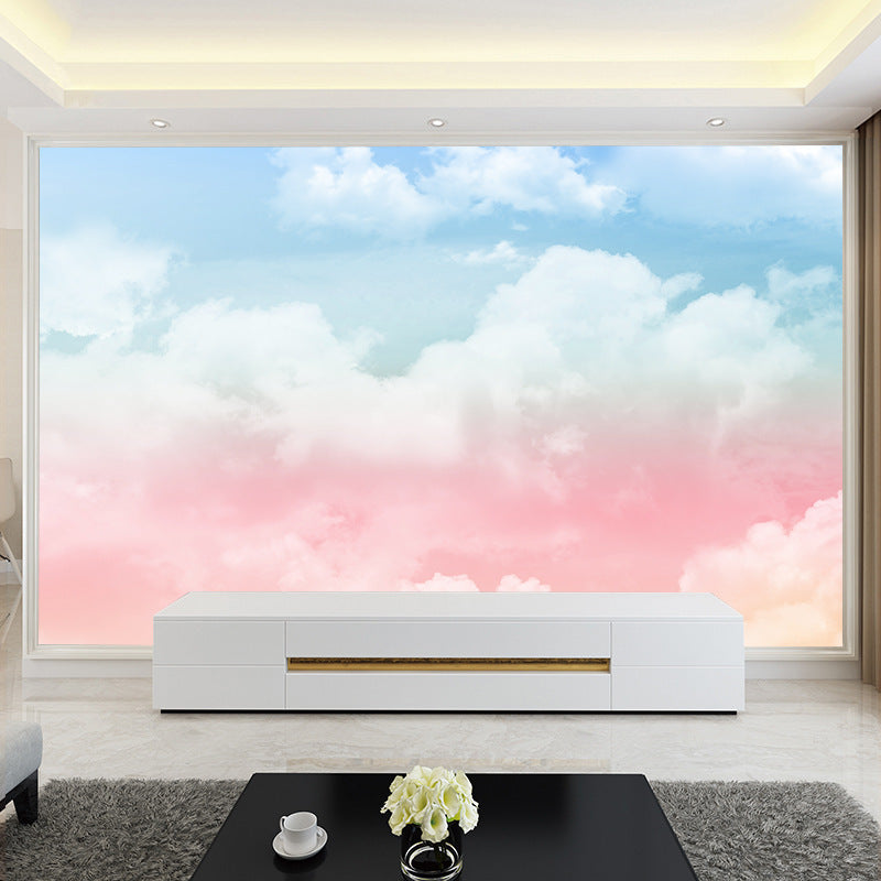 Printed Waterproof Wallpaper For TV Backdrop Wall Mural