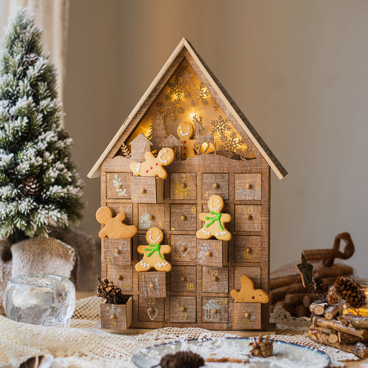 Christmas gift box drawer house decoration