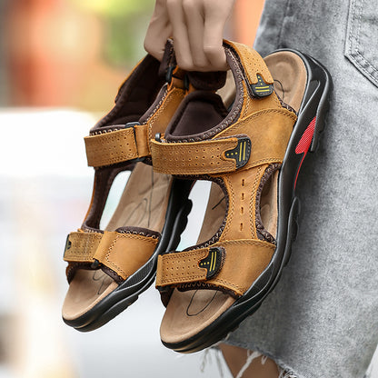 Casual summer sandals men's shoes plus size