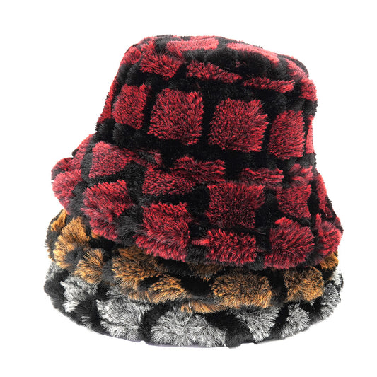 Trendy Sunshade Warm Plain Basin Hat