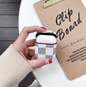 Compatible with  Jacket anti-lost hook wireless Bluetooth headset 2 generation leather case lattice hard shell tide