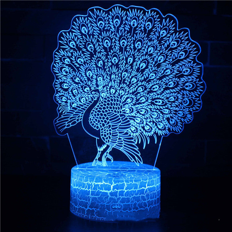 Three-dimensional Light LED Touch Table Lamp Gift Night Light