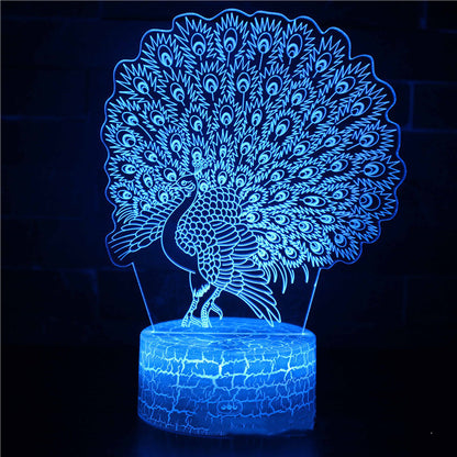 Three-dimensional Light LED Touch Table Lamp Gift Night Light