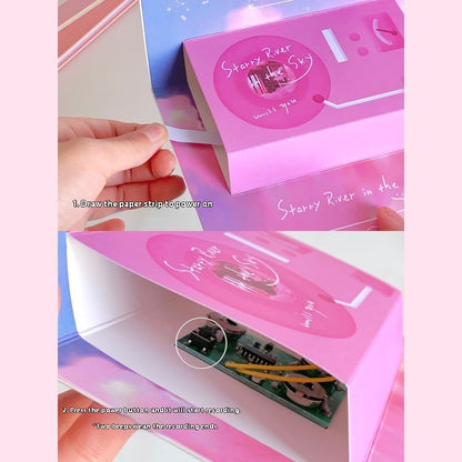 Phonograph Birthday Gift Creative Stereoscopic Greeting Cards