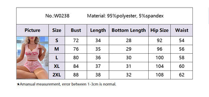 Summer Women's Pajamas Two-piece Set Sexy Sling Vest Shorts