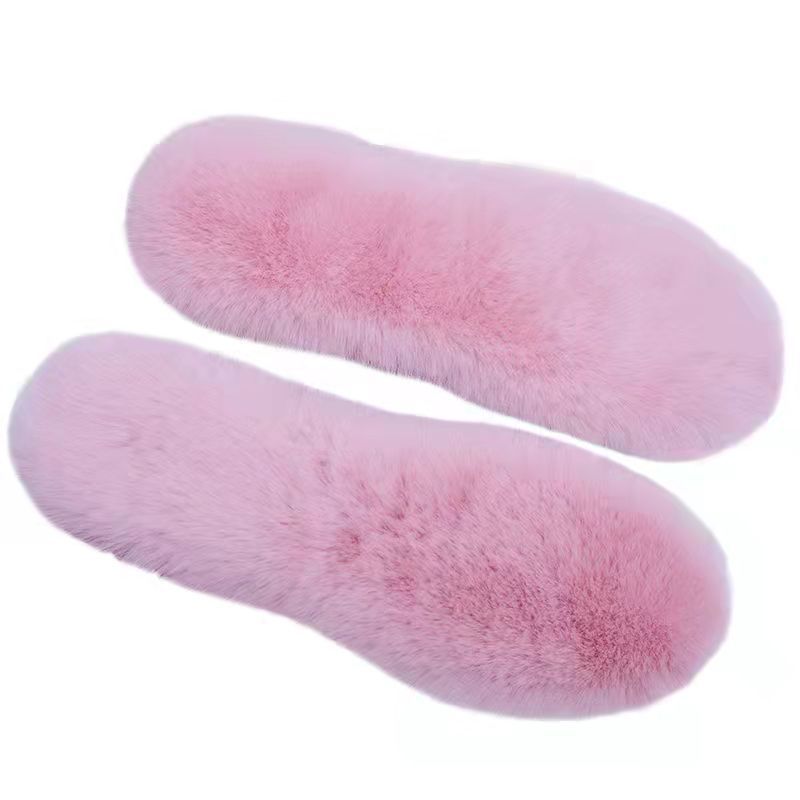 Thick Rabbit Fur Winter Warm Insole