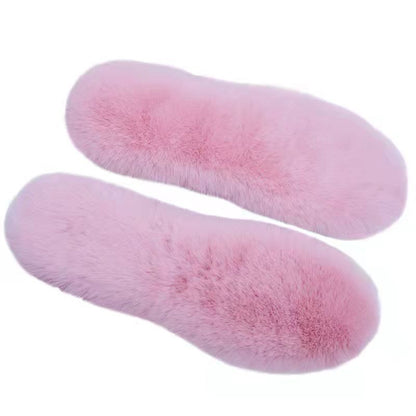 Thick Rabbit Fur Winter Warm Insole