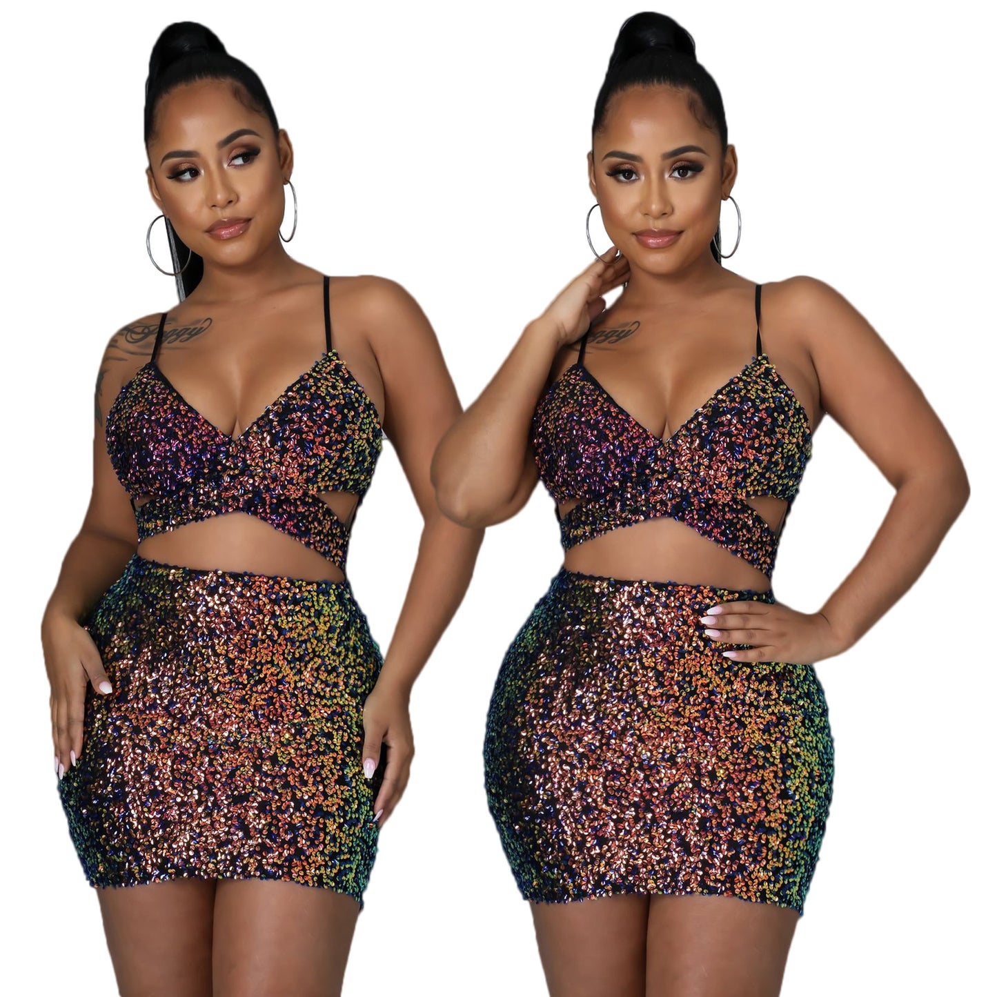 Women's Open-back Hollowed-out Sleeveless Prom Dress