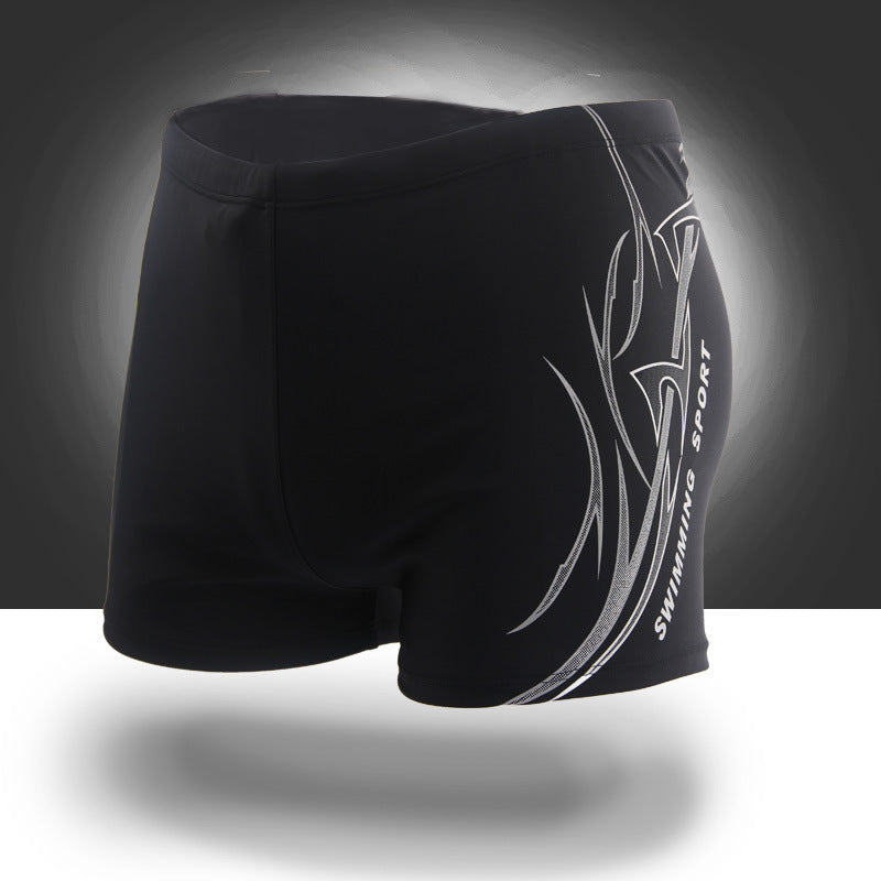 New Men's Boxer Plus Size Swimming Shorts
