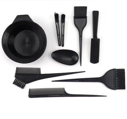 Hair Color Tool Set 11 Pieces Hair Salon Comb Brush Disposable