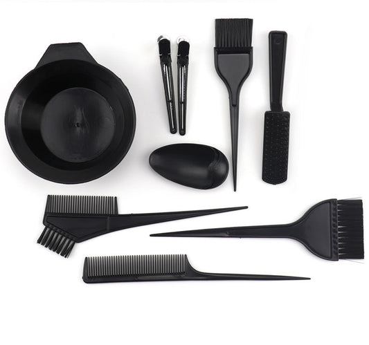 Hair Color Tool Set 11 Pieces Hair Salon Comb Brush Disposable