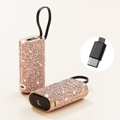 Super Fast Charging With Built-in Cable 10000mA