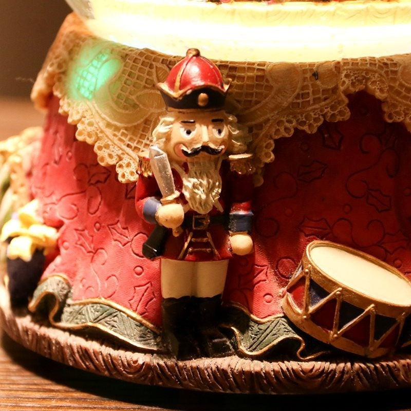 Snowflake Crystal Music Ball Rotating Music Box