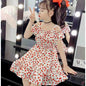 Medium And Big Children Floral Skirt Summer Little Girl Fashionable Princess Dress