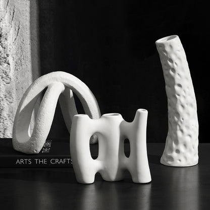 Simple Modern Creative Ceramic Vase Decoration Living Room Flower Arrangement