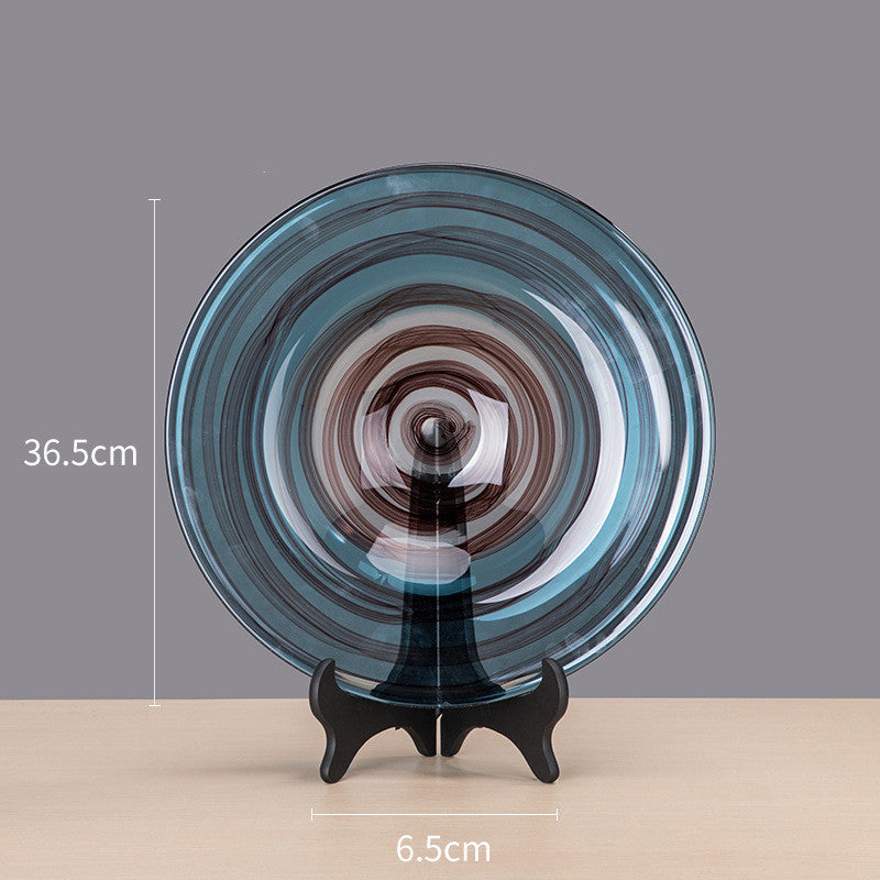 Creative Ink Transparent Glass Vase Living Room