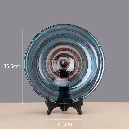 Creative Ink Transparent Glass Vase Living Room