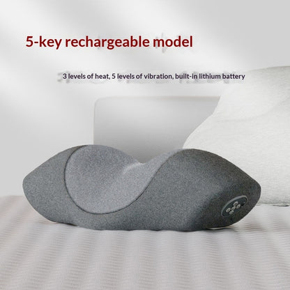 Vibration-heated Cervical Massage Pillow